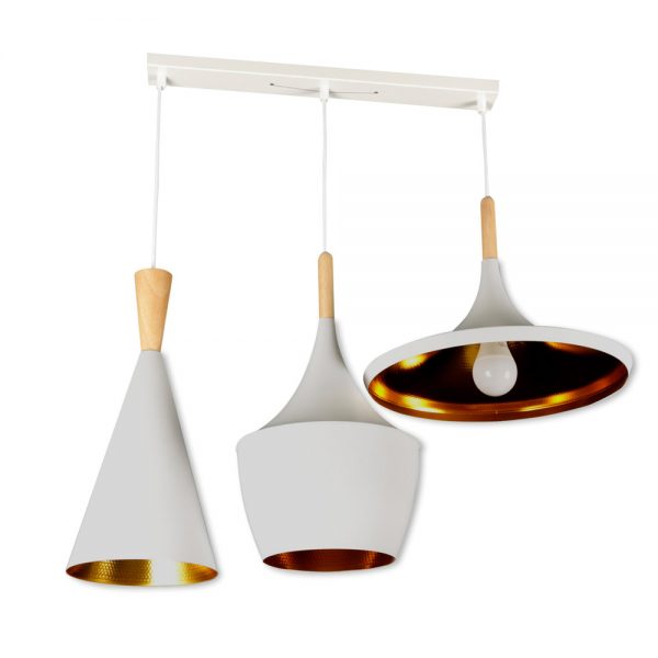 beat trio blanco COLGANTE BEAT TRIPLE